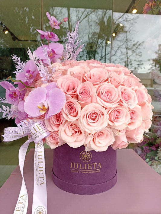 Pink Elegance Floral Box